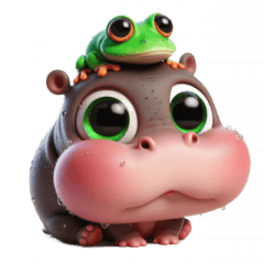 Frog-Hippo - Funny and Adorably Silly