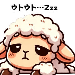 Tsundere sheep's falling asleep diary