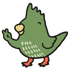 happy green birdie2