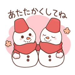 Healing stamps of snowmans