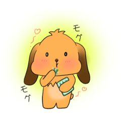 Silent cute rabbit