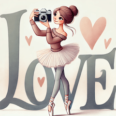 Camera & Ballet Fun Stickers