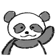 Cute panda's daily conversation Sticker