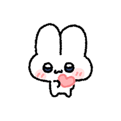 The love of a cute rabbit1