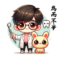 Dr. Yu and Little Tooth Bunny daily