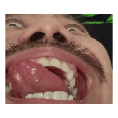 Worm eye view face dukdik 3