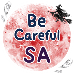 SA Be careful One word e