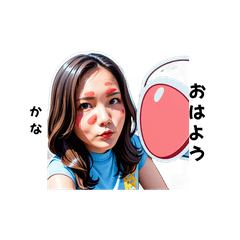 kana-san's sticker by Tsukusuta fQPY