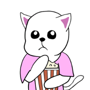 White Cat Cloud Dream