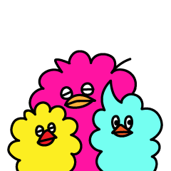 カラフルわたボコリ