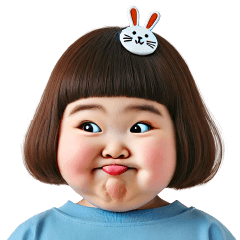 Chubby Girl Funny face 84(BIG)TW