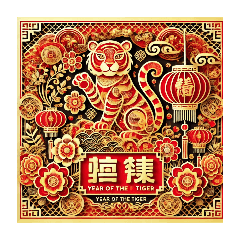 2034 Chinese zodiac year of the tiger Ch