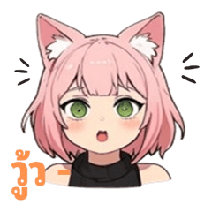 Little cat with cat ears 01