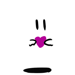 Simple Cute Ghost Sticker