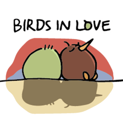 鳥貼圖(birds in love)