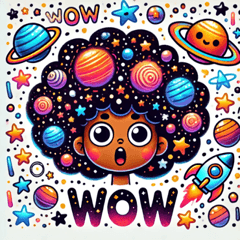 Afro Universe Stickers@SFW