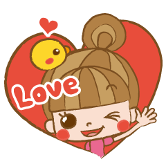 Girl & Little bird LOVE version