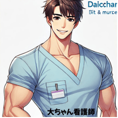 Daichan, the Male Nurse Stickers