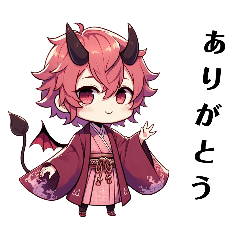 Devil chibi character