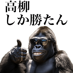 [Takayanagi] Funny Gorilla stamps send