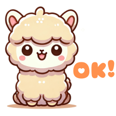 Cute Alpaca Stickers 1