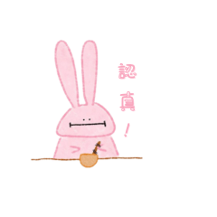 pink littie rabbit