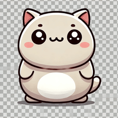 Cute Chubby Cat Stickers358