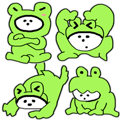 PANDA Frog Toad YABAI For young people