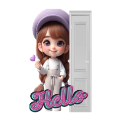 Ging_Girl Purple Kawai