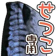 I am setuko "mackerel" sticker