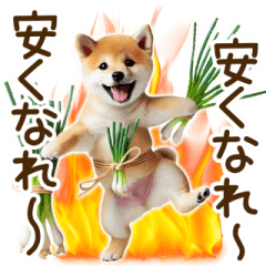 Shiba Inu exploding with emotion sticker