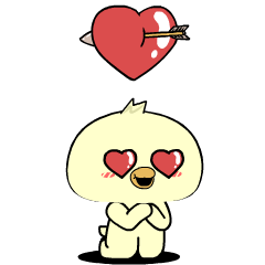 Adorable chick 12 : Animated Stickers