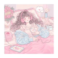 japanese fancy illustrations of girls.