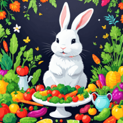 A Day in the Life of a White Rabbit 5