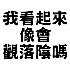 我看起來像___嗎?