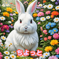 bunny rabbit1 - LINE スタンプ | LINE STORE