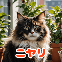 Fluffy Norwegian Forest Cats