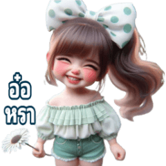 Big Cute little girl sarcastically_02