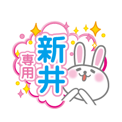 Cute Rabbit Conversation for Arai