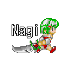 Nagi's pixel art stickers