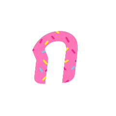 Thai consonants with pigments
