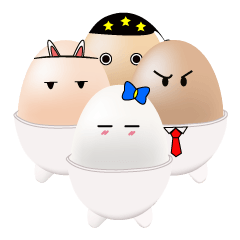 Happy Eggs by Egg-Craftworker