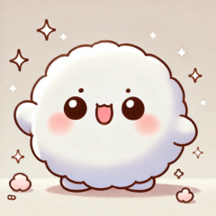 もふ助：ふわふわリアクション