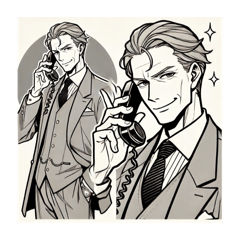 men in the suit