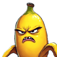 Angry Banana:Good Smell Bananas 6 animat
