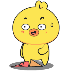 Weird Yellow Chick 7 : Animated Stickers