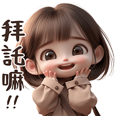 時尚奶茶小女孩 超實用