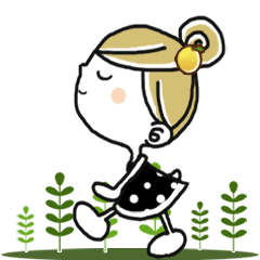Animation Sticker Girly YUZU chan.4