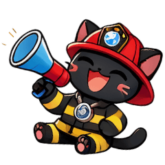 The black cat firefighter, turnout
