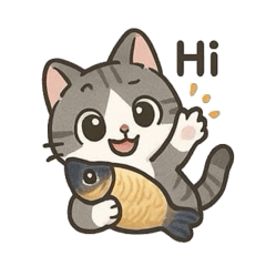 Marumaru and fish